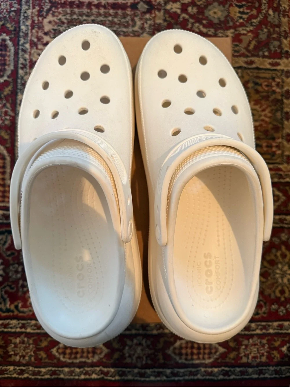 CROCS Classic All-White Slip-On Clog